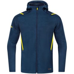 Bluza dresowa z kapturem Jako Challenge. Niebieskie bluzy z kapturem JAKO, s, bez wzorów, z dresówki, z kapturem. Za 216.65 zł.