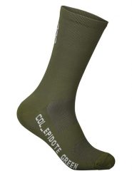 POC Skarpety kolarskie "Essential" w kolorze khaki rozmiar: M. Brązowe skarpety POC, bez wzorów, z materiału. Za 79.59 zł.