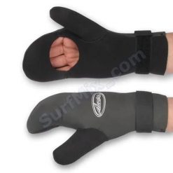 Rękawiczki neoprenowe zimowe 3 mm Kite Wing SUP Windsurfing. Czarne rękawiczki ASCAN, na zimę, bez wzorów, z jersey. Za 89.00 zł.