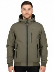 Geographical Norway Kurtka przejściowa "Bagamon" w kolorze khaki rozmiar: XXL. Brązowe kurtki Geographical Norway, xxl, bez wzorów, bez kaptura. Za 188.40 zł.