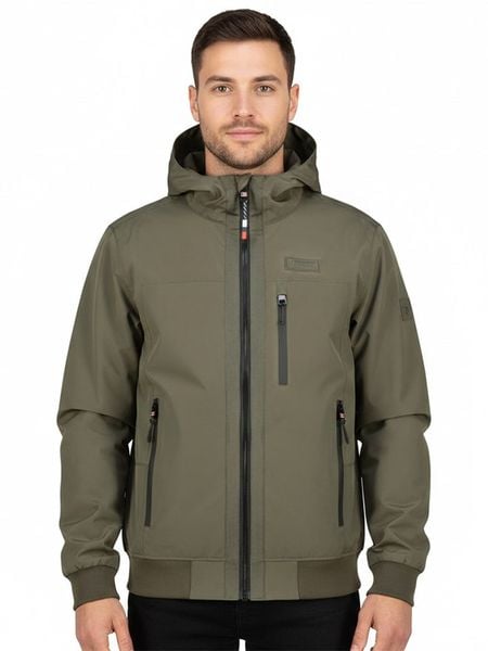 Geographical Norway Kurtka przejściowa "Bagamon" w kolorze khaki rozmiar: M. Brązowe kurtki Geographical Norway, m, bez wzorów, bez kaptura. Za 138.70 zł.