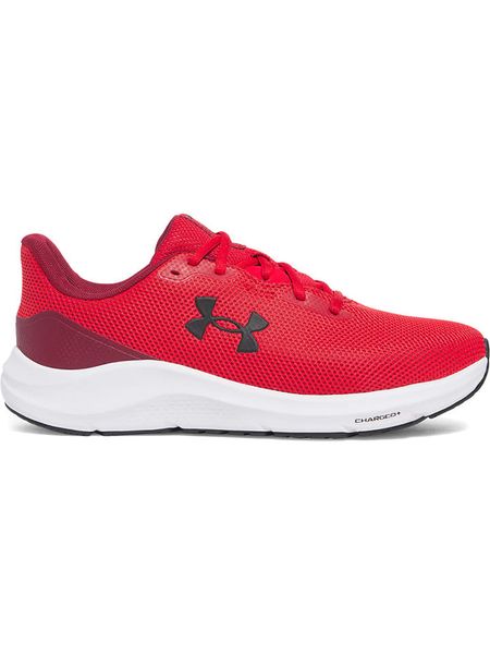 Under Armour Buty w kolorze czerwonym do biegania rozmiar: 44. Czerwone buty do biegania Under Armour, bez wzorów, bez zapięcia, do biegania. Za 159.99 zł.