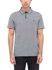 Mustang Koszulka polo w kolorze szarym rozmiar: XXL. Szare koszulki polo Mustang, xxl, bez wzorów, z bawełny, bez kołnierzyka, bez ramiączek. Za 110.55 zł.