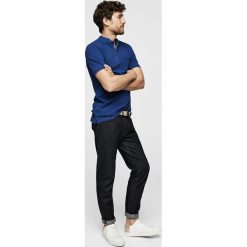 Mango Man - Polo Branch. Koszulki polo Mango Man, z bawełny, polo, z krótkim rękawem. W wyprzedaży za 49.90 zł.