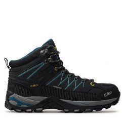 Trekkingi CMP. Szare botki sznurowane CMP, bez wzorów, bez obcasa, bez zapięcia. Za 499.99 zł.