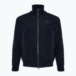 Kurtka męska EA7 Emporio Armani Train Lux Padded Bomberka. Niebieskie kurtki EA7 Emporio Armani, l, bez wzorów, z materiału, bez kaptura. Za 829.99 zł.