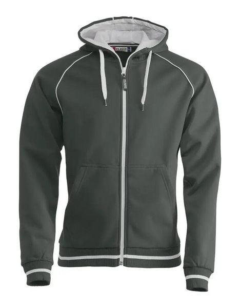 Clique Gerry - Bluza z kapturem unisex, wnętrze szczotkowane. Szare bluzy z kapturem CLIQUE, xl, bez wzorów, z bawełny, z kapturem. Za 274.42 zł.