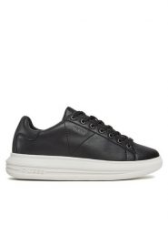 Guess Sneakersy FM8VIB LEM12 Czarny. Czarne buty sportowe casual Guess, z aplikacjami, ze skóry, bez zapięcia. Za 569.99 zł.