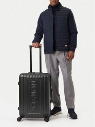 Hunter Walizka średnia CWBEO-HUNTER-M-001-08 Czarny. Czarne walizki Hunter, bez wzorów, z tworzywa sztucznego, średnie. Za 359.99 zł.