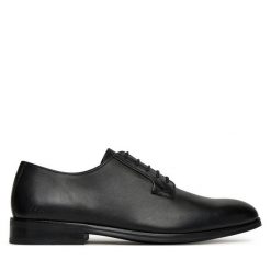Półbuty JOOP!. Czarne eleganckie półbuty JOOP!, bez wzorów, bez obcasa, bez zapięcia. Za 649.99 zł.
