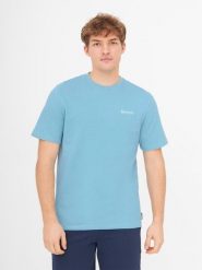 Bench Koszulka "Vibo" w kolorze błękitnym rozmiar: 58. Niebieskie bezrękawniki Bench, bez wzorów, z bawełny, bez kołnierzyka, bez ramiączek. Za 56.99 zł.