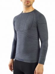 Koszulka temoaktywna męska Viking Lan Pro Merino, z wełną Merino. Szare bielizna termoaktywna Viking, m, bez wzorów, ze skóry, bez ramiączek, narciarskie. Za 112.00 zł.