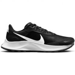 Buty do biegania męskie Nike Pegasus Trail 3. Czarne buty do biegania Nike, bez wzorów, z gumy, bez zapięcia, do biegania. Za 512.00 zł.