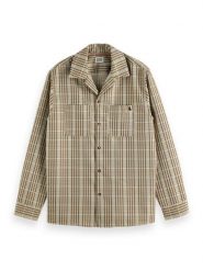 Scotch & Soda Koszula w kolorze beżowym rozmiar: L. Brązowe koszule Scotch & Soda, l, bez wzorów, bez kołnierzyka, bez ramiączek. Za 194.61 zł.