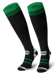Spaio Podkolanówki narciarskie "01" w kolorze czarno-zielonym rozmiar: 41-43. Czarne skarpety Spaio, bez wzorów, z materiału. Za 82.99 zł.