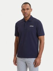 Napapijri Polo E-Small Box NP0A88TQ Granatowy Relaxed Fit. Niebieskie koszulki polo Napapijri, l, bez wzorów, z bawełny, bez kołnierzyka, bez ramiączek. Za 289.99 zł.