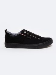 Trampki męskie czarne KK174002 906. Czarne trampki BIG STAR, m, bez wzorów, bez zapięcia. Za 159.99 zł.