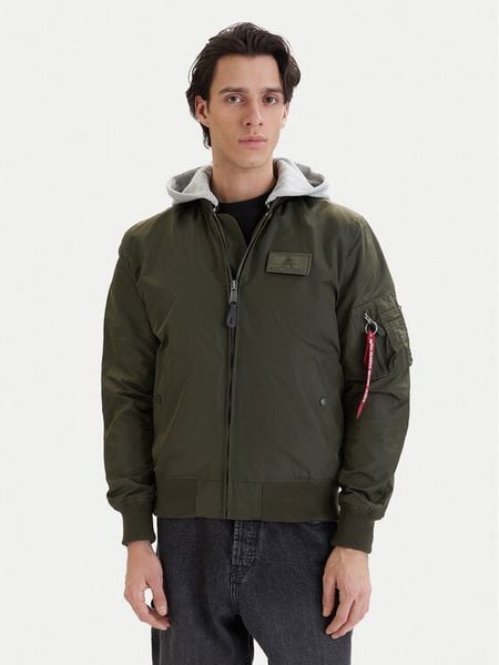 Alpha Industries Kurtka bomber Ma-1 196108 Szary Regular Fit. Szare kurtki Alpha Industries, m, bez wzorów, z syntetyku, bez kaptura. Za 689.99 zł.