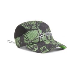 Czapka Puma MAPF1 Statement. Czarne czapki z daszkiem Puma, bez wzorów. W wyprzedaży za 114.50 zł.