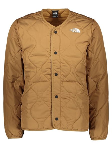 The North Face Kurtka pikowana "Ampato" w kolorze jasnobrązowym rozmiar: L. Brązowe kurtki The North Face, l, bez wzorów, bez kaptura. Za 375.08 zł.