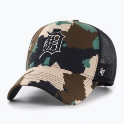 Czapka z daszkiem 47 Brand Detroit Tigers Digital Star Offside Dt. Brązowe czapki z daszkiem 47 Brand, bez wzorów. Za 129.99 zł.