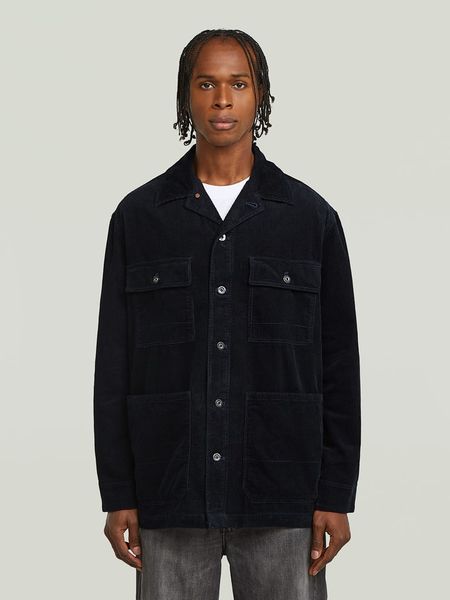 G-Star Kurtka koszulowa w kolorze granatowym rozmiar: L. Niebieskie kurtki G-Star, l, bez wzorów, bez kaptura. Za 388.16 zł.