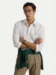 Polo Ralph Lauren Koszula 710P03967002 Biały Regular Fit. Białe koszule Polo Ralph Lauren, l, bez wzorów, z bawełny, bez kołnierzyka, bez ramiączek. Za 729.99 zł.