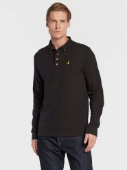 Brave Soul Polo MLT-412WASHINGTN Czarny Slim Fit. Czarne koszulki polo Brave Soul, m, bez wzorów, z syntetyku, bez kołnierzyka, bez ramiączek. Za 69.99 zł.