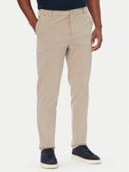 BOSS Chinosy H-Kane1 50543304 Beżowy Modern Fit. Brązowe eleganckie spodnie Boss, m, z bawełny. Za 629.99 zł.