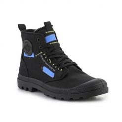 Buty do chodzenia unisex Palladium Pampa HI Recraft. Czarne buty sportowe casual Palladium, bez wzorów, z materiału, za kostkę, bez zapięcia. Za 563.00 zł.