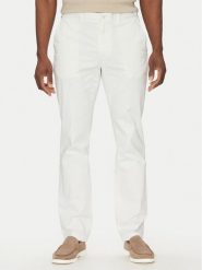 Tommy Hilfiger Chinosy Denton MW0MW37873 Biały Slim Fit. Białe eleganckie spodnie Tommy Hilfiger, m, z bawełny. Za 289.99 zł.