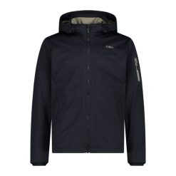 Kurtka męska turystyczna CMP 39A5027. Szare kurtki CMP, l, bez wzorów, z softshellu, z kapturem. Za 383.60 zł.