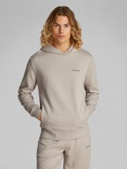 Calvin Klein Bluza w kolorze jasnoszarym rozmiar: S. Szare bluzy z kapturem CALVIN KLEIN, s, bez wzorów, z kapturem. Za 246.95 zł.