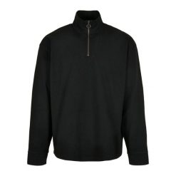 Bluza Urban Classics heavy troyer. Czarne bluzy Urban Classics, m, bez wzorów, bez kaptura. Za 168.00 zł.