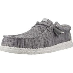 Buty HEY DUDE WALLY STRETCH SOX Szary. Szare buty trekkingowe ENDURE, bez wzorów, z tkaniny, bez zapięcia. Za 242.99 zł.