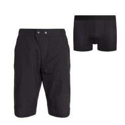 Spodenki rowerowe męskie ATTABO Ryst 2w1. Czarne spodenki rowerowe ATTABO, m, bez wzorów. Za 199.99 zł.
