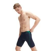 Speedo Hyper Boom Splice Jammer - True Navy/Jungle Green - Rozmiar 38. Niebieskie odzież kąpielowa Speedo, m, bez wzorów, klasyczne. Za 1,075.33 zł.