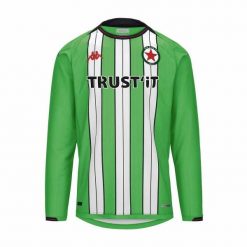 Koszulka domowa z długim rękawem Red Star FC Kombat 2023/24. Białe bluzki z długim rękawem Kappa, bez wzorów, bez kołnierzyka, bez ramiączek. W wyprzedaży za 275.60 zł.