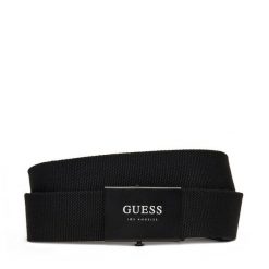 Pasek Męski Guess. Czarne paski Guess, z aplikacjami. Za 179.99 zł.