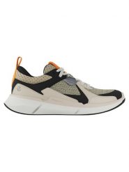 Ecco Skórzane sneakersy "Biom 2.2" w kolorze beżowo-czarno-pomarańczowym rozmiar: 41. Brązowe buty sportowe casual ecco, bez wzorów, z materiału, bez zapięcia. Za 204.96 zł.