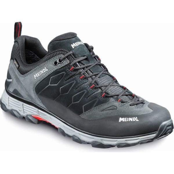 Buty trekkingowe męskie MEINDL Lite Trail GTX, z membraną Gore-Tex. Czerwone buty turystyczne MEINDL, bez wzorów, z gore-texu, bez zapięcia, trekkingowe, gore-tex. Za 1,275.00 zł.