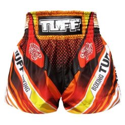 Spodenki treningowe TUFF Red With Double Tiger. Czarne krótkie spodenki sportowe TUFF, bez wzorów, sportowe. Za 199.00 zł.
