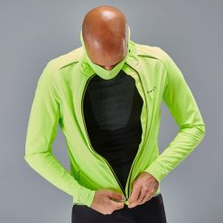 Second Life - Kurtka rowerowa szosowa Van Rysel Racer Xtrem... - Stan Dobry. Żółte kurtki VAN RYSEL, na zimę, m, bez wzorów, z materiału, bez kaptura. Za 186.99 zł.