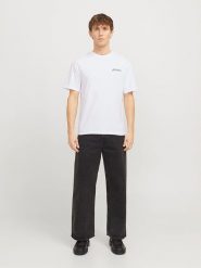 Jack & Jones Koszulka "Beau" w kolorze białym rozmiar: S. Białe bezrękawniki Jack & Jones, s, bez wzorów, z bawełny, bez kołnierzyka, bez ramiączek. Za 39.99 zł.