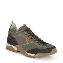 Buty sportowe trekkingowe męskie Aku Nativa lekkie wytrzymałe. Zielone buty trekkingowe Aku, bez wzorów, bez zapięcia, trekkingowe. Za 399.00 zł.