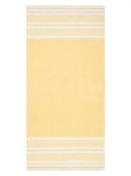 Egeria Chusta hammam "Pestemal" w kolorze biało-żółtym rozmiar: 80x180 cm. Białe szaliki Egeria, bez wzorów, z bawełny. Za 26.99 zł.