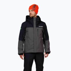 Kurtka narciarska męska Rossignol Hero Velika Insulated. Szare kurtki narciarskie i snowboardowe Rossignol, m, bez wzorów, narciarskie. Za 1,299.00 zł.