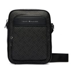 Saszetka Tommy Hilfiger. Czarne torby na ramię Tommy Hilfiger, bez wzorów, małe, bez dodatków. Za 369.99 zł.