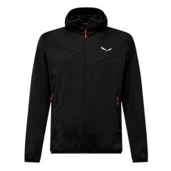 Kurtka turystyczna z kapturem na zamek Salewa Puez Altavia. Czarne bluzy z kapturem Salewa, xl, bez wzorów, z bawełny, z kapturem. Za 473.00 zł.