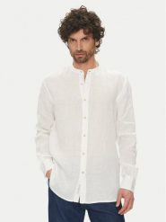 Liu Jo Koszula QA5098 T4359 11001 Biały Regular Fit. Białe koszule Liu Jo, m, bez wzorów, ze lnu, bez kołnierzyka, bez ramiączek. Za 349.99 zł.